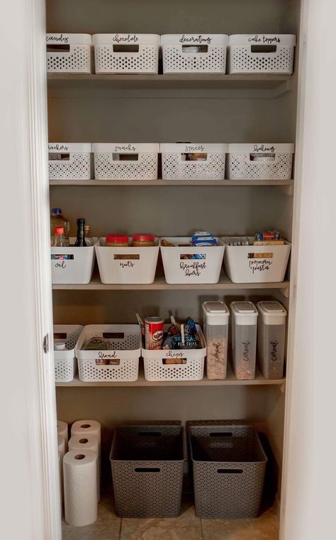 Dollar Store Drawer Organization, Pantry Organization Simple, Dollar Tree Cabinet Organization, Dollar Tree Pantry, Dollar Store Organization Hacks, Organize Snacks In Pantry, Pantry Organization Dollar Tree, Dollar Tree Pantry Organization, Small Pantry Organization Dollar Tree