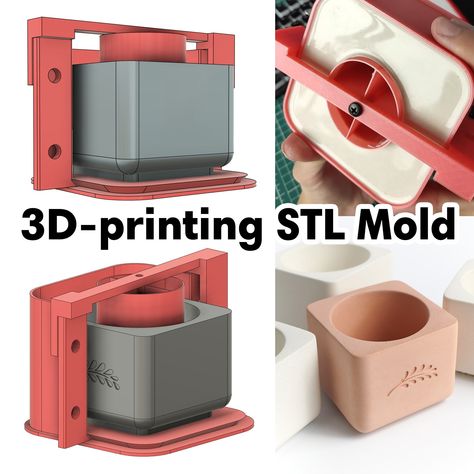 STL file STL silicone mold. Planter mold Сandle container + silicone pouring formwork STL 🪴 ・3D printing template to download・Cults Silicone Mold For Candles, 3d Print Silicone Mold, 3d Print Useful, 3d Printing Ideas Creative, 3d Printed Gifts, 3d Printed Products, Useful 3d Prints, Silicon Molds, 3d Printer Designs