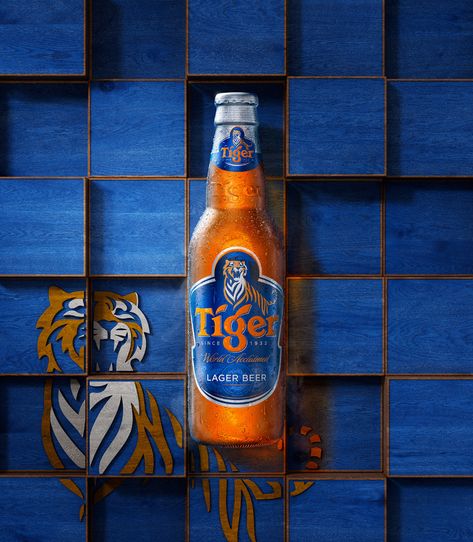 Tiger Beer CGI on Behance Tiger Beer, Premium Beer, Brand Manual, Alcohol Packaging, Lager Beer, Beer Brands, Best Beer, Business Person, Chester