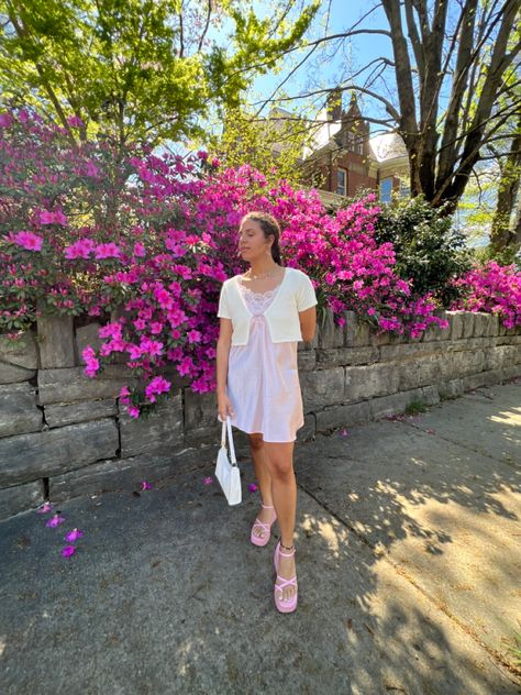 Pink Slip, Platform Sandals, Spring, Summer Platform Shoes Outfit, Platform Sandals Outfit, Farmers Market Outfit, Sandals Outfit, Shoes Outfit, Platform Shoes, Farmers Market, Summer Outfit, Platform Sandals