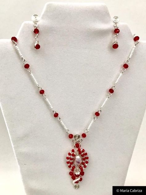 Red Jewelry Set, Copper Fashion, Hammered Silver Jewelry, Silver Jewelry Diy, German Silver Jewelry, Shop Dress, Large Necklace, Fine Silver Jewelry, Small Beads