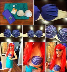 Disney World or Bust on Pinterest Mermaid Costumes, Ariel Costumes, Mermaid Parade, Little Mermaid Costume, Costume Disney, Costumes For Halloween, Disney Party, Cosplay Diy, Mermaid Costume