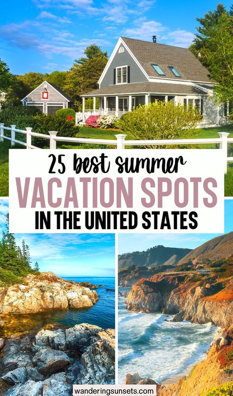 25 Best Summer Vacation Spots in the United States Cheap Summer Vacations In The Us, Family Vacation Usa, American Vacation Destinations, Best Family Trips In The Us, Summer Destinations In The Us, Best Summer Family Vacations In Us, Best Vacations In The Us, Best Usa Travel Destinations, Best Vacation Spots In The Us