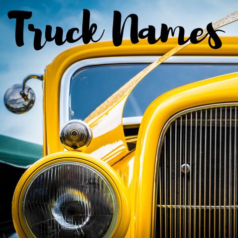 Are you a truck enthusiast? Whether you've got a Chevy Silverado, a classic 1966 Ford F-100, or a Dodge Ram, there's a truck name for you here on the list. Ford Truck Quotes, Jeep Names, Female Trucks, Truck Quotes, Best Names, Truck Names, Boyfriend Kissing, Truck Photo, Country Trucks