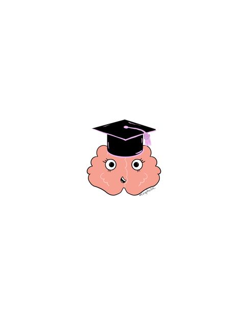 Phd Aesthetic, Illustration Stickers, University School, Neuroscience, Pink Aesthetic, Aesthetic Wallpaper, Graphic Illustration, Cute Drawings, Sticker Design