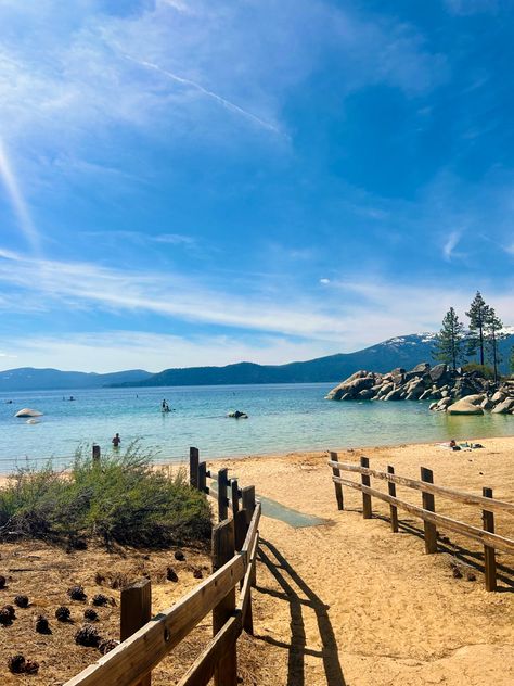 Lake Life Aesthetic, Sand Harbor Lake Tahoe, Missing Home, Lake Living, Life Aesthetic, Elopement Ideas, Lake Life, California Travel, Lake Tahoe