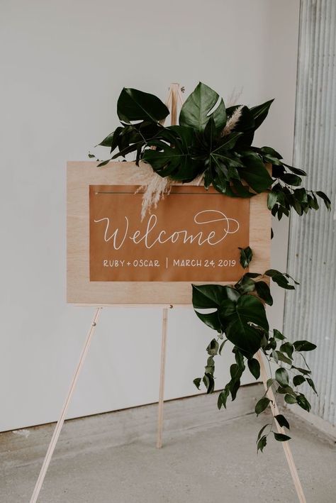 Illinois Wedding Venues, Edgy Wedding, Midwest Wedding, Leather Wedding, Wedding Banner, Wedding Table Decorations, Wedding Table Settings, Wedding Calligraphy, Wedding Welcome Signs