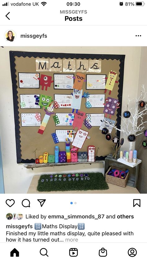 Reception Maths Display, Maths Display Eyfs, Reception Maths, Maths Display, Math Wall, Class Displays, Early Years, New Classroom, Classroom Displays