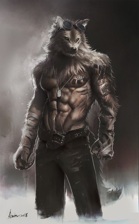 ArtStation - Werewolf, Amber Tsai Werewolf Drawing, Wolf Warriors, Wolf Artwork, Fantasy Wolf, Werewolf Art, Vampires And Werewolves, Wolf Wallpaper, Anime Wolf, Mythical Creatures Art