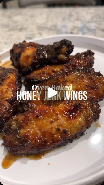 Wings Recipes, Baked Wings, Jerk Seasoning, Bon Appetite, Seasoned Salt, Wing Recipes, Adobo, Oven Baked, Black Pepper