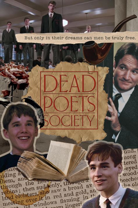 Neil And Todd Dead Poets Society, Dead Poet Society Poster, The Dead Poets Society Aesthetic, Neil X Todd Dead Poets Society, Neil Perry Wallpaper, Dead Poets Society Aesthetic Wallpaper, Dead Poet Society Aesthetic, Neil Dead Poets Society, Movie Collage Aesthetic