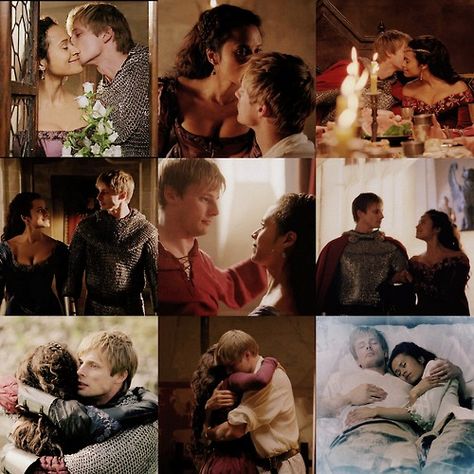 Arthur X Gwen, Arthur And Gwen Fan Art, Arthur Pendragon And Gwen, Merlin And Gwen, Gwen And Arthur, Merlin Arthur And Gwen, Gwaine And Merlin, Arthur And Gwen, Merlin And Arthur Ship