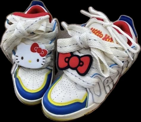 Hello Kittyy2k, Hello Kitty Roller Skates, Hello Kitty Fits Y2k, Old Order Shoes, Hello Kitty Y2k Outfit, Hello Kitty Fit, Old Hello Kitty, Hello Kitty High, Hello Kitty Sneakers