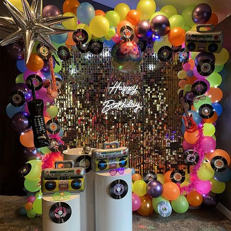 Birthday Party 80s Theme, Backyard Boogie Party Theme, 80 Birthday Party Ideas Decoration 80s Theme, Decades Party Theme, 80 90 Party Theme, 80 Party Decorations 80s Theme, 90 Party Ideas Decoration, 80s Birthday Party Theme Decoration, 80s Party Ideas Decoration