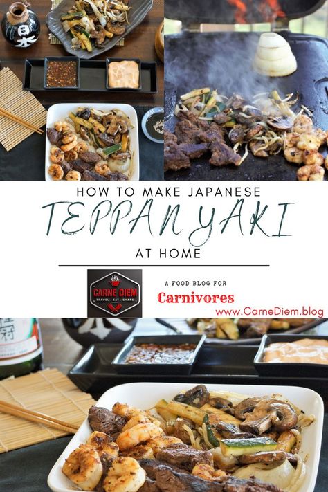 Diy Teppanyaki At Home, Hibachi Onion Volcano, Teppanyaki Sauce Recipes, Tepenyaki Grill Kitchen, Japanese Grill Recipes, Chicken Teppanyaki Recipe, Yakiniku At Home, Teppanyaki Chicken, Teppanyaki At Home