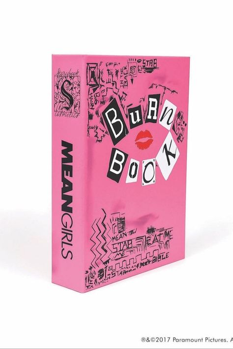 Burn Book, Mean Girls Burn Book, Storybook Cosmetics, Funny Anecdotes, Let It Out, Blank Journal, Inside Jokes, Mean Girls, Hardcover Journals