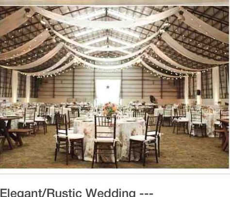 Wedding Ideas Indoor, Indoor Fall Wedding, April Wedding Colors, Shed Wedding, Barn Wedding Reception, Rustic Wedding Reception, Barn Wedding Decorations, Barn Reception, Florida Wedding Venues