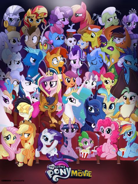 My Little Pony: the Movie (Fan Made Poster) by JustSomePainter11 Mlp Movie, Pony Wallpaper, My Little Pony Poster, My Little Pony Twilight, My Little Pony Wallpaper, Mlp Characters, My Lil Pony, My Little Pony Comic, Pony Party