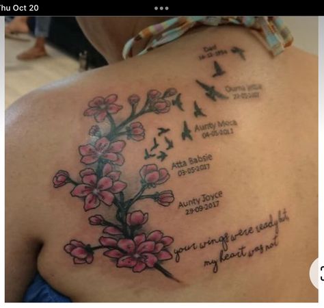 Memorial Tattoos Mom, Grandchildren Tattoos, Grandparents Tattoo, Rip Tattoos For Mom, Tattoos For Dad Memorial, Memorial Tattoo Quotes, Memorial Tattoo Designs, Grandma Tattoos, In Loving Memory Tattoos