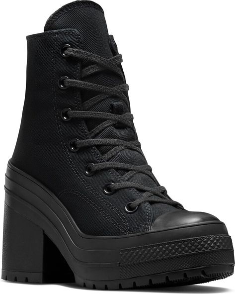 Chuck 70 De Luxe Heel Platform Sneaker Chuck 70 De Luxe Heel, Converse Chuck 70, Chuck 70, Chunky Block Heels, Platform Sneaker, Women Men Shoes, Men Fits, Fabric Gift Bags, Platform Sneakers