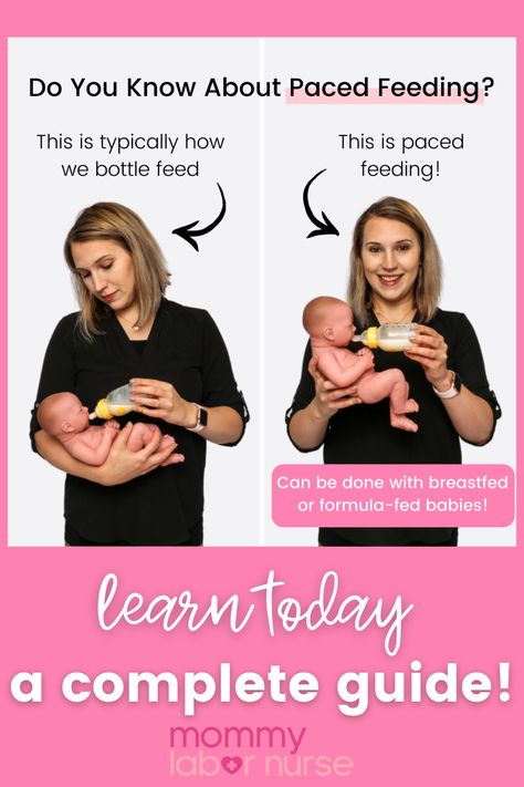 Paced Feeding, How To Bottle Feed Newborn, Bottle Feeding Tips, Bottle Feeding Positions Baby, Pace Feeding Bottle, Paced Bottle Feeding, Feeding Bottle, Pace Feeding, Bottle Feeding Newborn