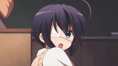 First there is a thick Rikka then there is the cute Rikka - 9GAG Gifs Anime, Rikka Takanashi, Icon Gif, Anime Recommendations, Anime Gifs, Banner Gif, Naruto Girls, Anime Screenshots, Cute Profile Pictures