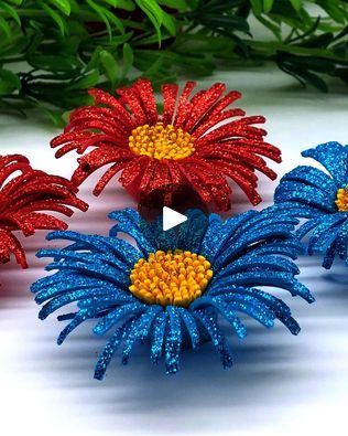 11K views · 402 reactions | Valentine's Day Gift Ideas With Foam Paper Flower - DIY Foam Sheet Crafts | Amazing glitter flower making very easy tutorial at home - Wonderful & easy valentines day gift ideas with paper flower #flower #diy #gift | By Craftsome | Facebook Glitter Paper Flower, Gift Ideas With Paper, Ideas With Paper, Valentines Day Gift Ideas, Foam Paper, Foam Sheet Crafts, Easy Valentines, Valentine's Day Gift Ideas, Glitter Crafts