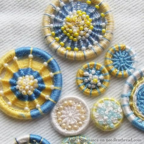 Thread Buttons, Button Image, Dorset Buttons, Diy Buttons, Crochet Buttons, Baby Sweater, How To Make Buttons, Button Art, Button Jewelry