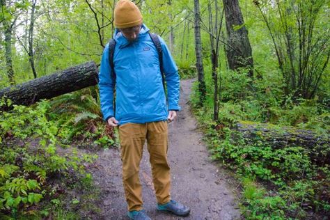 A Classic Shell Jacket Gets New Tech: Patagonia Torrentshell 3L Jacket Review | GearJunkie Patagonia Waterproof Windbreaker For Outdoor, Patagonia Nylon Outerwear For Outdoor, Nylon Moisture-wicking Outerwear For Hiking, Gore-tex Weatherproof Outerwear For Hiking, Patagonia Torrentshell, New Tech, Outdoor Research, Good Comebacks, Classic Jacket