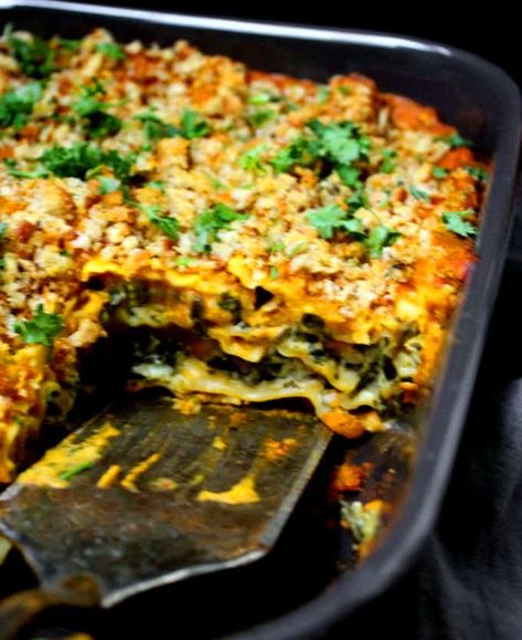 What To Serve With Lasagna, Spinach And Ricotta Lasagna, Ricotta Lasagna, Lasagna With Ricotta, Pumpkin Spinach, Pumpkin Lasagna, Gluten Free Lasagna, Spinach And Ricotta, Pumpkin Sauce