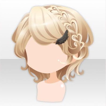 Devil's whisper | CocoPPa Play Wiki | Fandom Braided Short Hair, Coccopa Play, Character Hair, Heart Braid, Chibi Hair, Pelo Anime, Manga Hair, Boy Hair, Hair Sketch