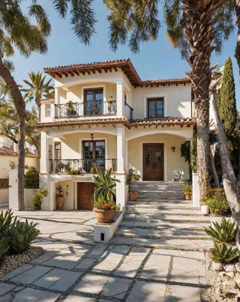 Mediterian Houses Italian Style, Medditeranean Architecture, Mediterranean Homes Layout, Mediterranean Style Homes Exterior, Mediterranean Homes Bloxburg, Mediterranean Style House, Mediterranean House Layout, Medditeranean House, Medditeranean Style Home Exterior