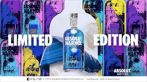 Absolut builds new campaign around rediscovered Andy Warhol bottle painting | Ad Age Creativity Alcohol Campaign, Absolut Vodka Campaign, Absolute Vodka Ads, Football Marketing, Santiago Sierra, Andy Warhol Silver Factory, Basquiat Warhol Collaboration, Vodka Brands, Cannes Lions