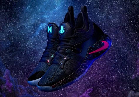 Paul George Shoes, Nike Paul George, Play Stations, Basketball Tricks, Official Shoes, Herren Style, Light Up Sneakers, Play Station, Baskets Nike