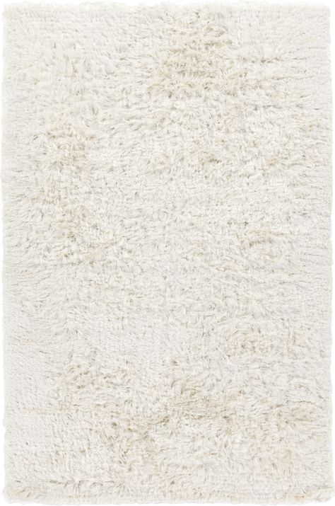 Surya Whisper WHI-1005 Cream Rug White Shag Rug, Candice Olson, Surya Rug, Solid Area Rugs, Divine Design, Surya Rugs, Handmade Plush, Cream Area Rug, Solid Rugs