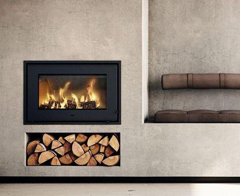 Wood Burning Stove Insert, Best Wood Burning Stove, Scandinavian Fireplace, Wood Burner Fireplace, Wood Burning Insert, Modern Wood Burning Stoves, Wood Burning Fireplace Inserts, Inset Stoves, Gas Fireplace Insert