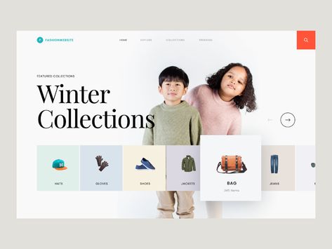 #Exploration - Fashion Website Fashion Website Design, Kids Banner, Kids Toy Shop, Slides Design, Ecommerce Design, Website Banner, Web Layout Design, Website Branding, Fashion Website