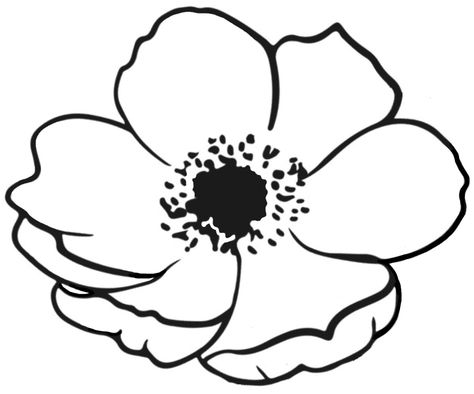 Poppy Sheets - Coloring Home 78F Simple Nature Drawing, Poppy Template, Poppy Flower Drawing, Flower Templates Printable Free, Poppy Coloring Page, Poppies Flower, Poppy Images, Flower Templates Printable, Remembrance Day Poppy