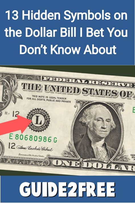 13 Hidden Symbols on the Dollar Bill I Bet You Don’t Know About Two Dollar Bill, Hidden Symbols, One Dollar Bill, Eye Of Providence, Odd Things, Latin Phrases, Photos Of Eyes, Hidden Messages, Secret Society