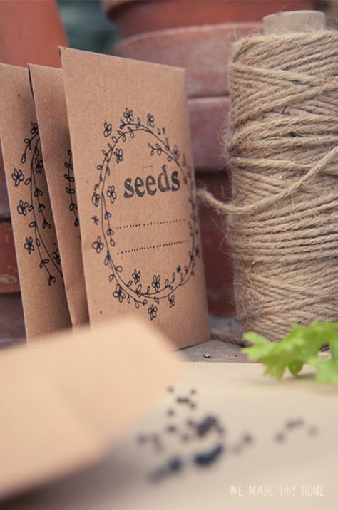 Diy Seed Packets, Seed Packaging, Seed Pack, Watermelon Seeds, Seed Bank, Seed Saving, Seed Packets, Seed Starting, Flower Farm