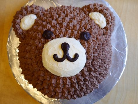 Bear Cake – gluten free – Weebirdie's Café Chocolate Bear Cake, Easy Bear Cake, Bear Shaped Cake, Teddy Bear Cake Ideas, Teddy Birthday Cake, Bear Smash Cake, Bear Cake Ideas, Bear Cake Design, Cute Bear Cake