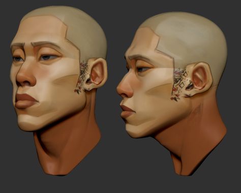 Face Topology, Zbrush Character, Low Poly Art, Artist Models, Digital Painting Tutorials, 3d Modelling, Character Design Male, Character Modeling, 3d Characters