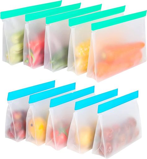 Meal Prep Ziploc Bag, Reusable Ziplock Bags, Reusable Squeeze Pouch, Cheap Eco-friendly Washable Bag, Reusable Silicone Food Storage Bags, 2023 Wishlist, Reusable Sandwich Bags, Secret Room, Freezer Bags