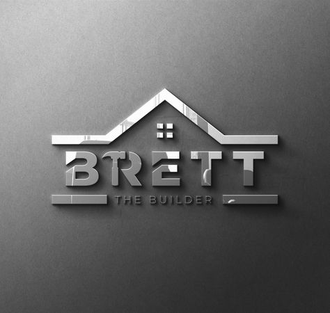 BRETT THE BUILDER LOGO by ahadshardar20-411575 - Designhill Builder Logo, Graphic Design Ideas, Youtube Channel Art, Unique Products Design, Letterhead Design, Niche Marketing, Channel Art, Mascot Design, Brand Building