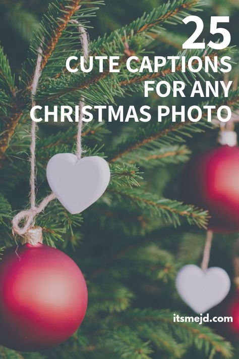 25 Cute Christmas Captions To Add Some Joy To Your Social Media Posts for the holiday season #Christmas #christmasquotes #christmascaptions Christmas And Friends Quotes, Christmas Instagram Pictures Captions, Christmas Pictures Quotes, Christmas Post Captions, Christmas Photo Quotes, Christmas Captions For Instagram Friends, Christmas Captions For Instagram Kids, Christmas Party Captions For Instagram, Christmas Picture Captions