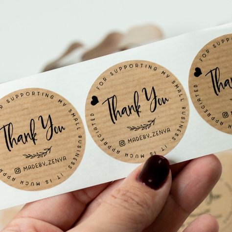 Thank You Stickers for Small Business

Show your appreciation with custom kraft thank you stickers! Perfect for adding a personal touch to your packaging or sending a little love to your customers. #thankyoustickers #smallbusiness . #Business_Labels_Stickers #Stickers_For_Packaging_Products #Small_Business_Labels #Product_Sticker_Design_Packaging_Ideas Stickers For Packaging Products, Product Sticker Design Packaging Ideas, Thank You Stamp, Thank You Sticker Design, Thank You Stickers Business, Business Stickers Packaging Ideas, Thank You Sticker, Packaging Stickers Label, Business Stickers Logo