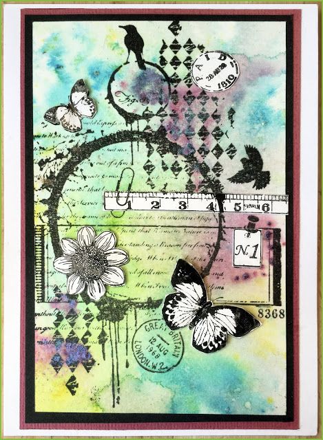 Crafty Individuals, Magnifying Glasses, Mixed Media Cards, Diy Journal Books, Mixed Media Tutorials, Atc Cards, Collage Making, Arts Festival, Collage Ideas