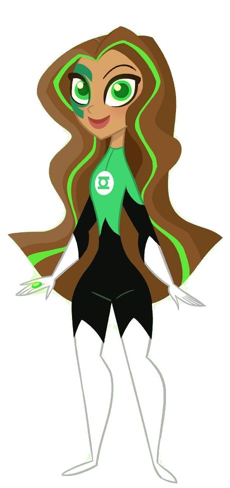 Energy Constructs, Jessica Cruz Green Lantern, Lantern Ring, Jessica Cruz, Superhero Girl, Light Brown Skin, Lantern Corps, Long Green Dress, Green Lantern Corps