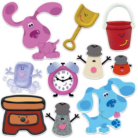 Blues Clues Characters, Create This Book, Ra Ideas, Blue's Clues, Blues Clues, Cut Stickers, Variety Pack, Party Signs, Make Your Mark