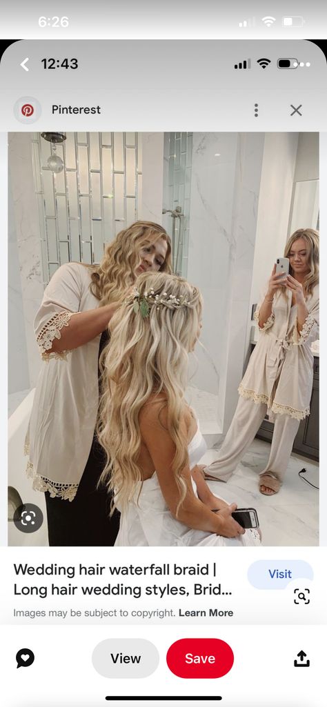 Mermaid Wedding Hair, Beachy Wedding Hair, Wedding Hairstyles 2023, Bride Hair Down, Wedding Hair Extensions, Blonde Wedding Hair, Bridal Hair Down, Blonde Bride, Half Up Wedding Hair